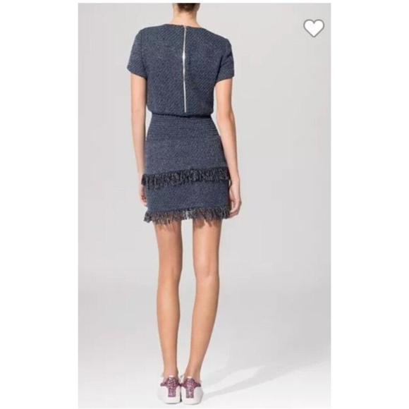 Maje Tweed Mini Rabata Dress Size: 1 - Picture 4 of 12